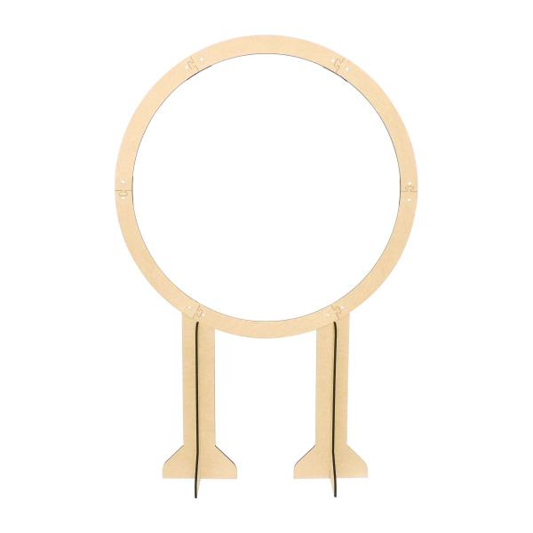 Painel de Festa Redondo Suporte Arco Bexigas Mdf Desmontável 90cm x 1,50m - Modernarte Imagem de Painel de Festa Redondo Suporte Arco Bexigas Mdf Desmontável 90cm x 1,50m
