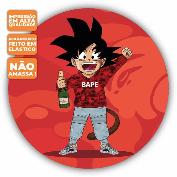 Imagem de Painel de Festa Redondo Tecido Sublimado 3D Dragon Ball