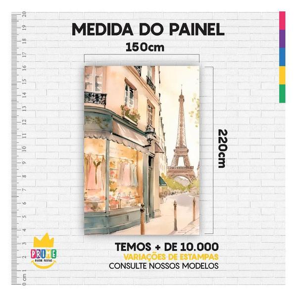 Imagem de Painel De Festa Retangular 15 Anos 3D Casadinho 1,50M X 2,20