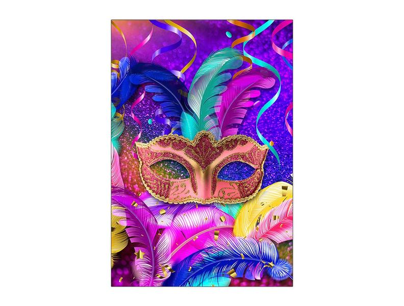 Imagem de Painel De Festa Vertical 1,50 x 2,20 - Carnaval Efeito Glitter Colorido 019