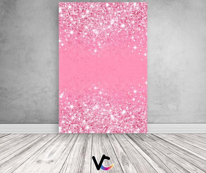 Imagem de Painel De Festa Vertical 1,50 x 2,20 - Efeito Glitter Rosa Claro 049