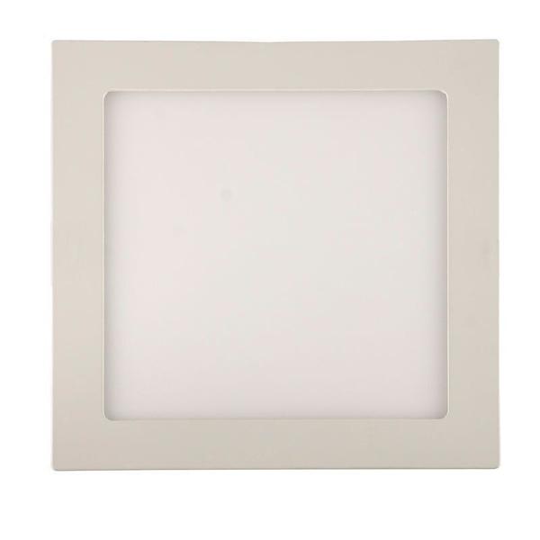 Imagem de Painel de Led Blumenau Slim Embutir Quadrado Branco 18W Bivolt