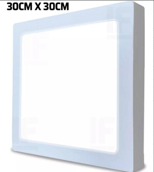 Imagem de Painel de led quadrado 24w sobrepor bivolt - luminária plafon  led 24w