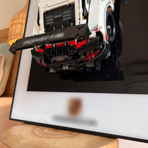 Imagem de Painel de parede de exibição para o carro de corrida Lego Technic Porsche 911 RSR