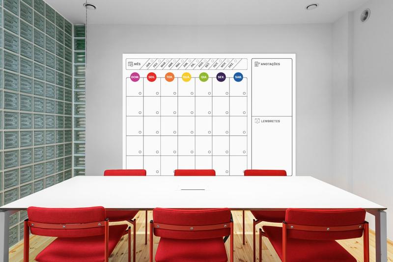 Imagem de Painel de paredes planner profissional agendaamentos 160x120cm