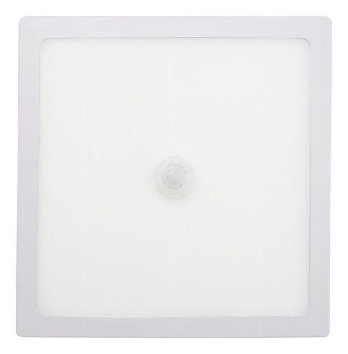 Imagem de Painel De Sobrepor 24W Plafon Motion Com Sensor Sobre Led Quadrado 6,5K - Lumi Lar