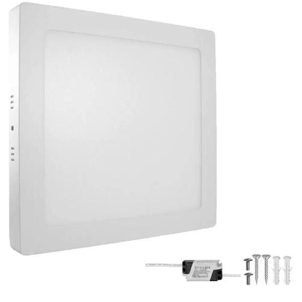 Imagem de Painel de Sobrepor de Led 24w Quadrado Slim 6500k - Fortled