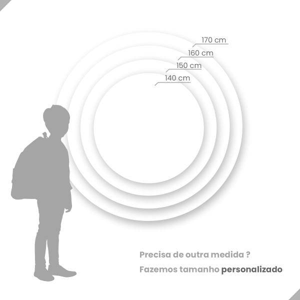 Imagem de Painel de Tecido Sublimado Redondo Balões Solzinho Feliz Pipas e Cata-ventos C/ Elástico 1,5x1,5m