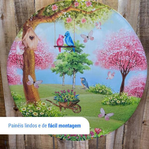 Painel de Tecido Sublimado Redondo Coala Cute Aquarela Arco Íris c/ Elástico 1,5x1,5m - Fabrika de Festa Imagem de Painel de Tecido Sublimado Redondo Coala Cute Aquarela Arco Íris c/ Elástico 1,5x1,5m