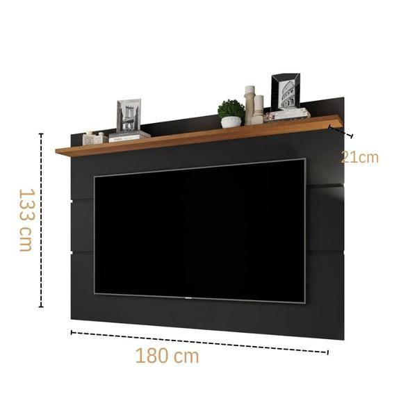 Imagem de Painel de TV 70" Suspenso Simples Sala Quarto Vivare 1,80 Giga Moveis