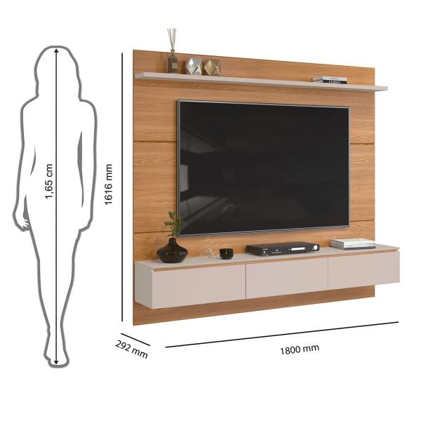 Imagem de Painel de Tv até 65 com 1,80 x 1,61 Parma - ÉdeCasaMóveis