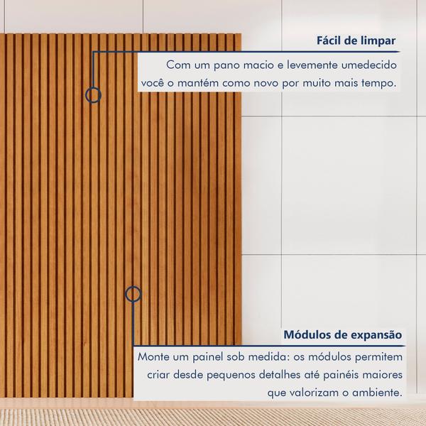 Imagem de Painel de Tv Extensão Ripado Paris 250