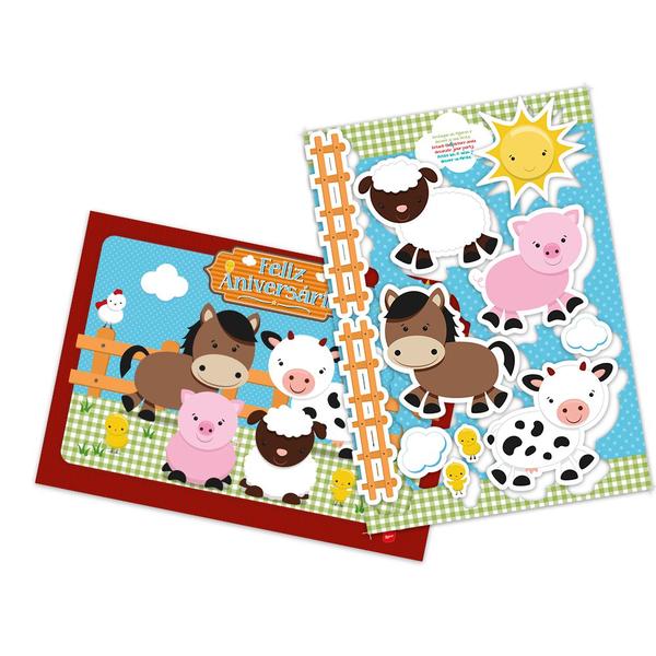 Painel Decoração Festa Fazendinha 64cm x 45cm - Regina Festa Imagem de Painel Decoração Festa Fazendinha 64cm x 45cm
