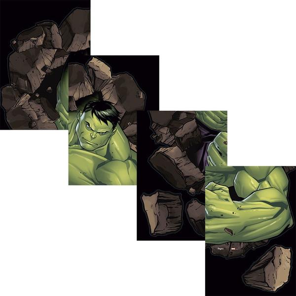 Imagem de Painel Decoração Festa Hulk 108cm x 87cm