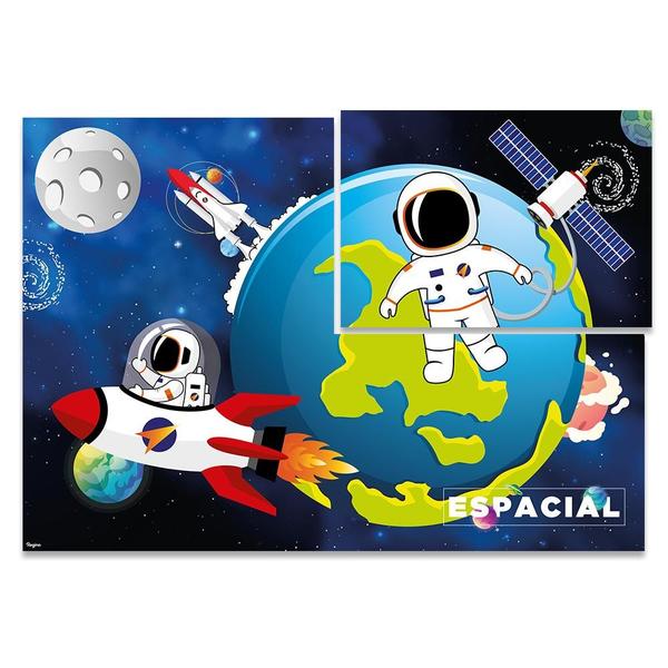 Imagem de Painel Decorativo 126X88 Cm Espacial 01 Unidade - Regina - Rizzo