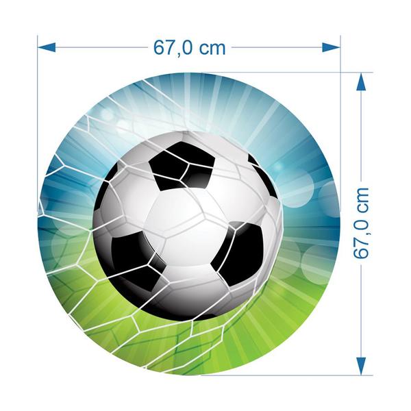 Imagem de Painel Decorativo Adulto Infantil Futebol 100% Poliéster