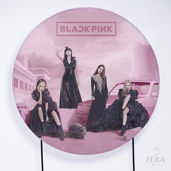 Imagem de Painel Decorativo para Festa 1,50x1,50 metros Vesti Fácil com Elástico Black Pink - Fera Print