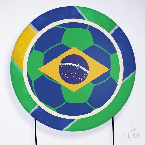 Imagem de Painel Decorativo para Festa 1,50x1,50 metros Vesti Fácil com Elástico Brasil - Fera Print