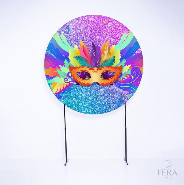 Imagem de Painel Decorativo para Festa 1,50x1,50 metros Vesti Fácil com Elástico Carnaval - Fera Print