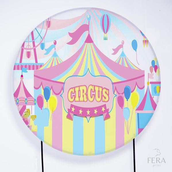 Imagem de Painel Decorativo para Festa 1,50x1,50 metros Vesti Fácil com Elástico Circo - Fera Print