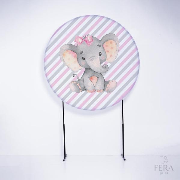 Imagem de Painel Decorativo para Festa 1,50x1,50 metros Vesti Fácil com Elástico Elefante - Fera Print