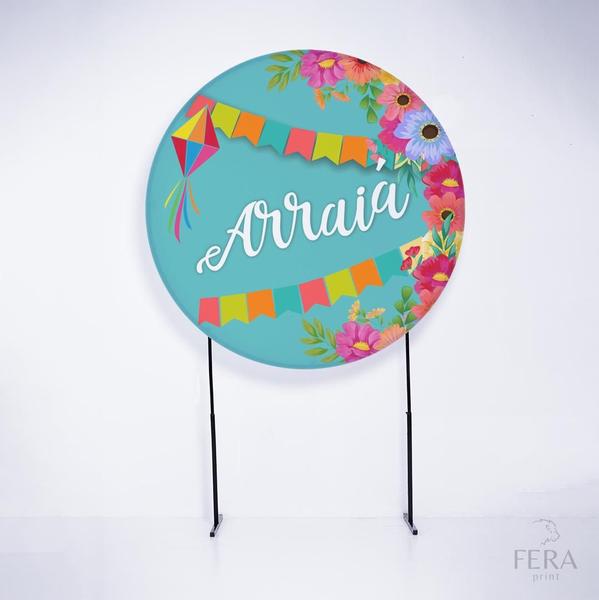 Imagem de Painel Decorativo para Festa 1,50x1,50 metros Vesti Fácil com Elástico Festa Junina - Fera Print