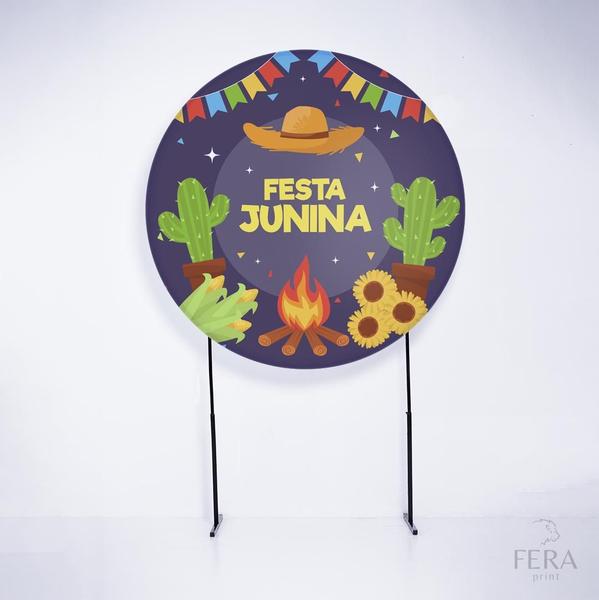 Imagem de Painel Decorativo para Festa 1,50x1,50 metros Vesti Fácil com Elástico Festa Junina - Fera Print