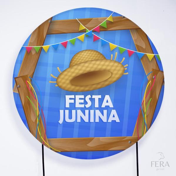 Imagem de Painel Decorativo para Festa 1,50x1,50 metros Vesti Fácil com Elástico Festa Junina - Fera Print