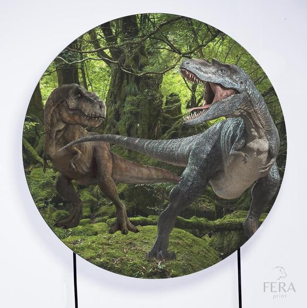 Imagem de Painel Decorativo para Festa 1,50x1,50 metros Vesti Fácil com Elástico Jurassic Park - Fera Print