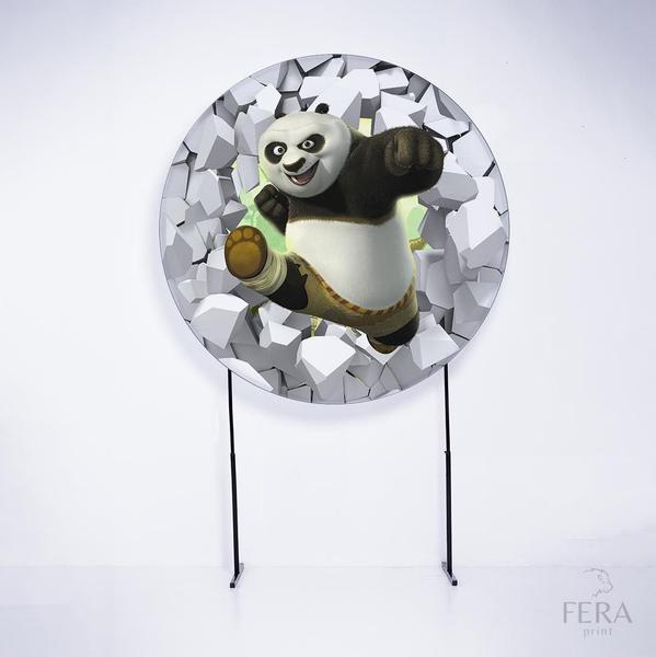 Imagem de Painel Decorativo para Festa 1,50x1,50 metros Vesti Fácil com Elástico Kung Fu Panda - Fera Print