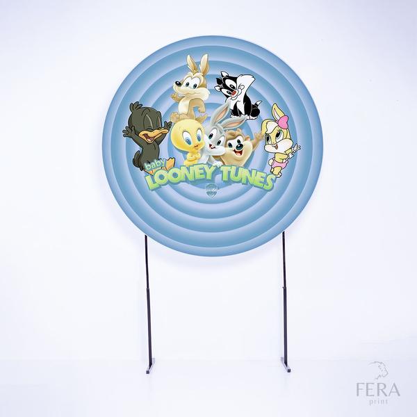 Imagem de Painel Decorativo para Festa 1,50x1,50 metros Vesti Fácil com Elástico Looney Tunes - Fera Print