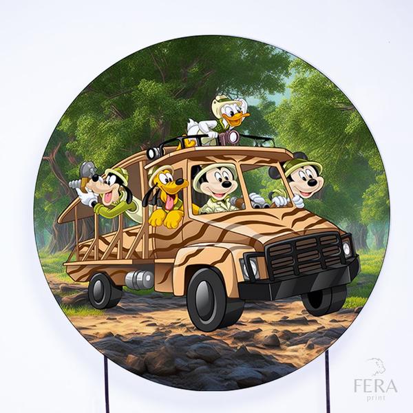 Imagem de Painel Decorativo para Festa 1,50x1,50 metros Vesti Fácil com Elástico Mickey Mouse - Fera Print