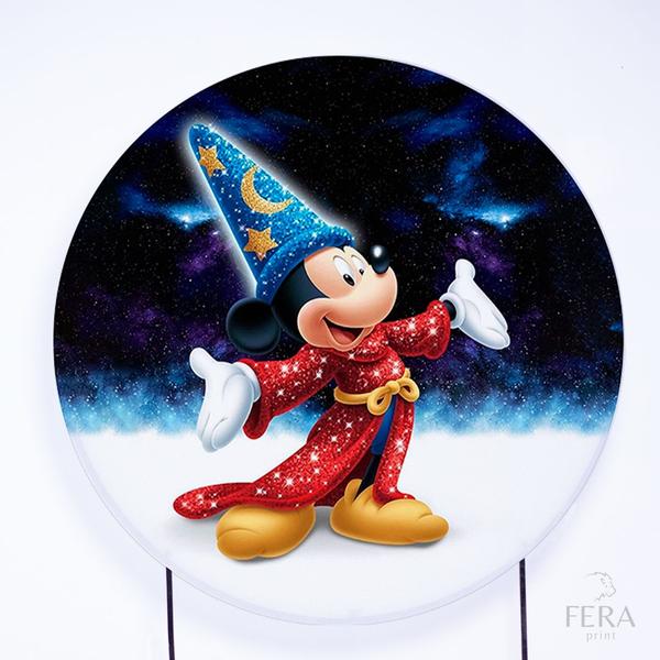 Imagem de Painel Decorativo para Festa 1,50x1,50 metros Vesti Fácil com Elástico Mickey Mouse - Fera Print