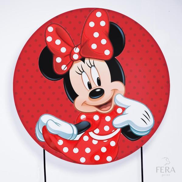 Imagem de Painel Decorativo para Festa 1,50x1,50 metros Vesti Fácil com Elástico Minnie - Fera Print