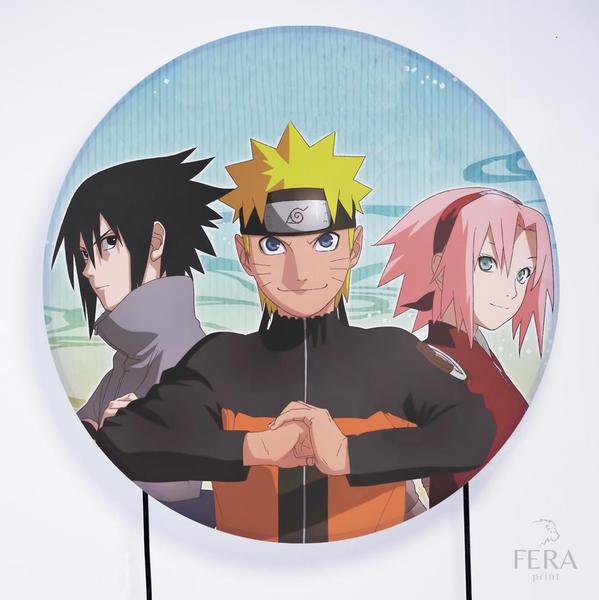 Imagem de Painel Decorativo para Festa 1,50x1,50 metros Vesti Fácil com Elástico Naruto - Fera Print