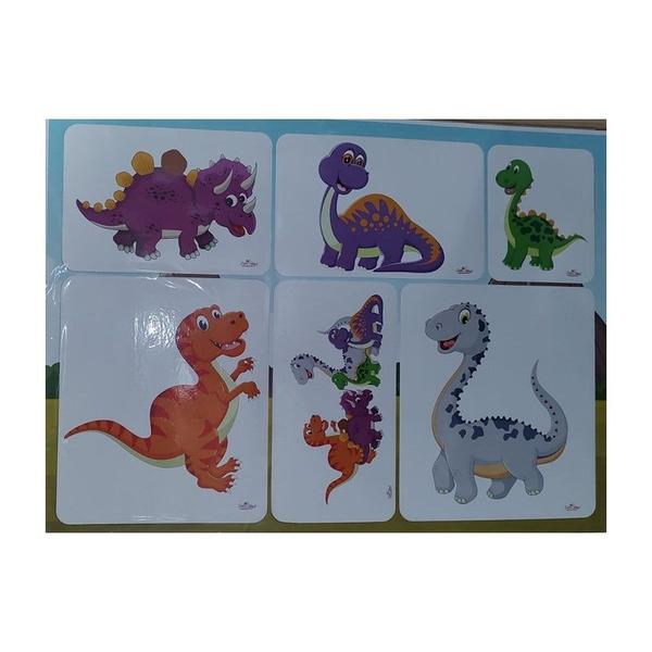 Imagem de Painel Decorativo Pratica Dinossauros 3un