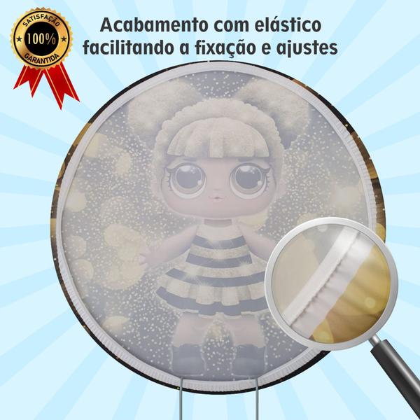 Painel Decorativo redondo tema Jesus meu Herói em Tecido estampado medida 1,50 X 1,50 C/elástico - STAMP & DECOR Imagem de Painel Decorativo redondo tema Jesus meu Herói em Tecido estampado medida 1,50 X 1,50 C/elástico