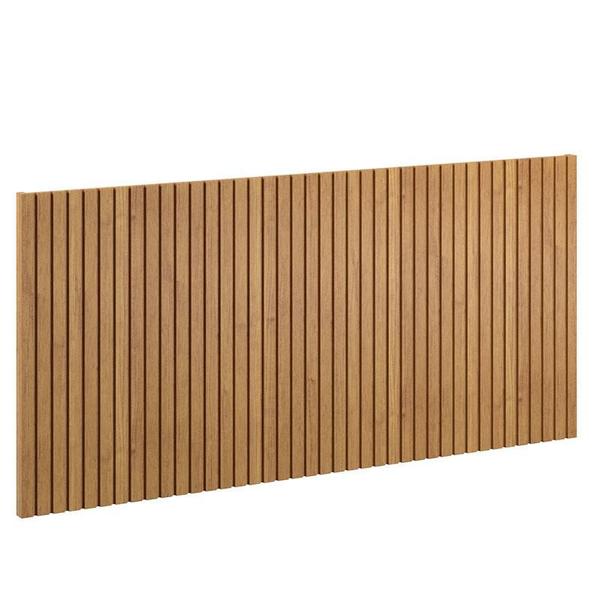 Painel Decorativo Ripado 230x109x49 cm Freijó - Matic - Matic Moveis Imagem de Painel Decorativo Ripado 230x109x49 cm Freijó - Matic