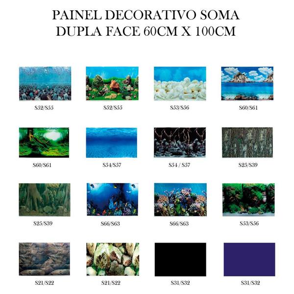 Imagem de Painel decorativo soma dupla face-s21s22-60cmx100cm