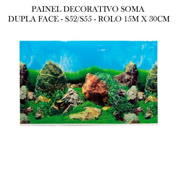 Painel Decorativo Soma Dupla Face-s52s55-rolo 15mX30cm Imagem de Painel Decorativo Soma Dupla Face-s52s55-rolo 15mX30cm