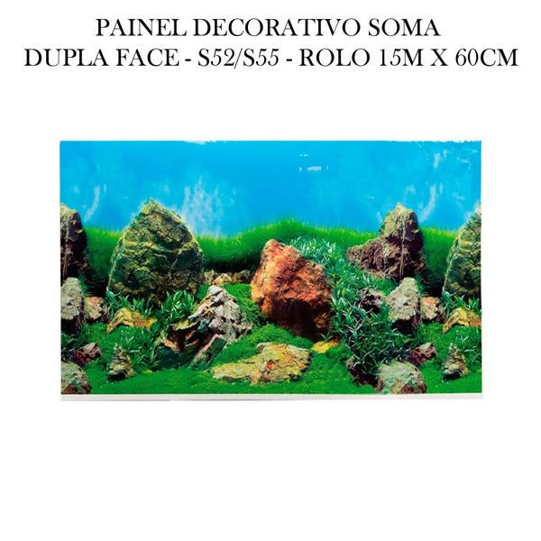 Imagem de Painel Decorativo Soma Dupla Face-s52s55-rolo 15mX60cm