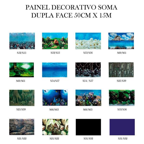 Imagem de Painel Decorativo Soma Dupla Face-s66s63-rolo 15mX50cm