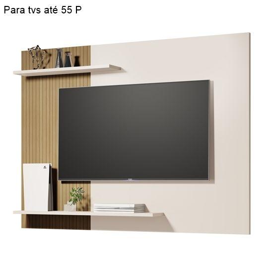 Imagem de Painel deTV Smart Até 55 Polegadas Com prateleiras Edu - Cores - Comprar Moveis em Casa