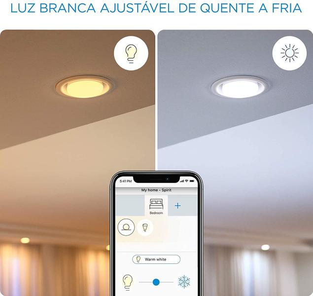 Imagem de Painel downlight smart Inteligente Wifi Rgb 15cm 110v Wiz