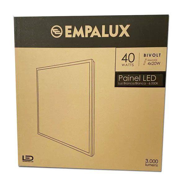 Imagem de Painel Embutir Quadrado 40W 6000K Empalux