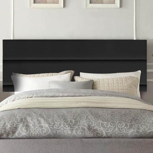 Imagem de Painel Estofada Argentina 195cm King Size Para Cama Box Quarto Suede Preto - Gat Magazine