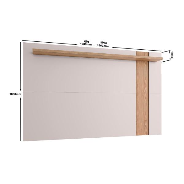 Imagem de Painel Extensivo para TV até 70 Pol 160/180x108cm Leme Colibri