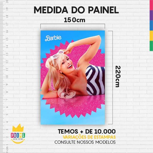 Painel Festa Barbie Lateral Para Casadinho 1,50 X 2,20 - Prime Decor House Imagem de Painel Festa Barbie Lateral Para Casadinho 1,50 X 2,20