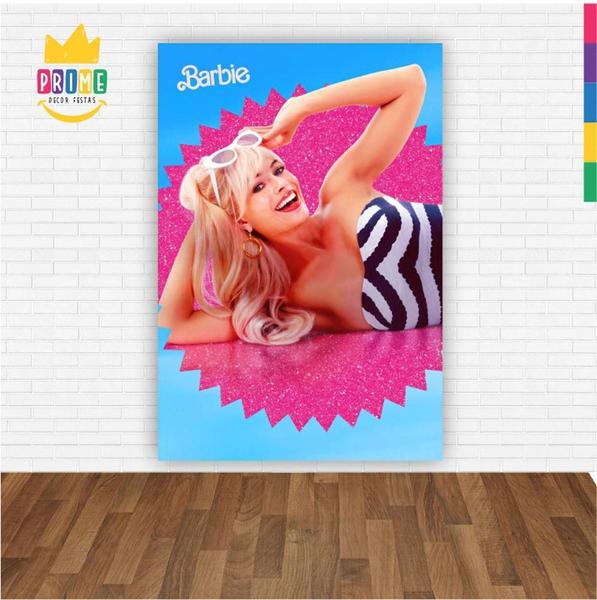 Painel Festa Barbie Lateral Para Casadinho 1,50 X 2,20 - Prime Decor House Imagem de Painel Festa Barbie Lateral Para Casadinho 1,50 X 2,20
