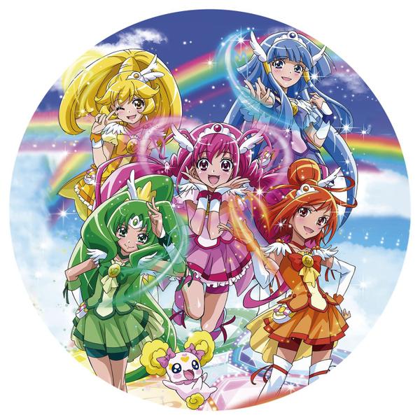 Imagem de Painel Festa Decoração Redondo Sublimado  Glitter Force 1,50X1,50-IMPAKTO VISUAL